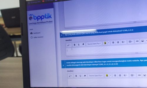 Foto Sultan Pengkuh Al-Fatah - Di Pelatihan LSP BPPTIK